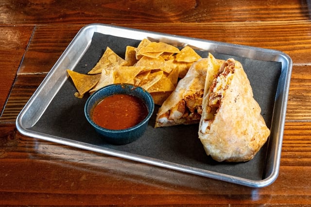 BREAKFAST BURRITO.
