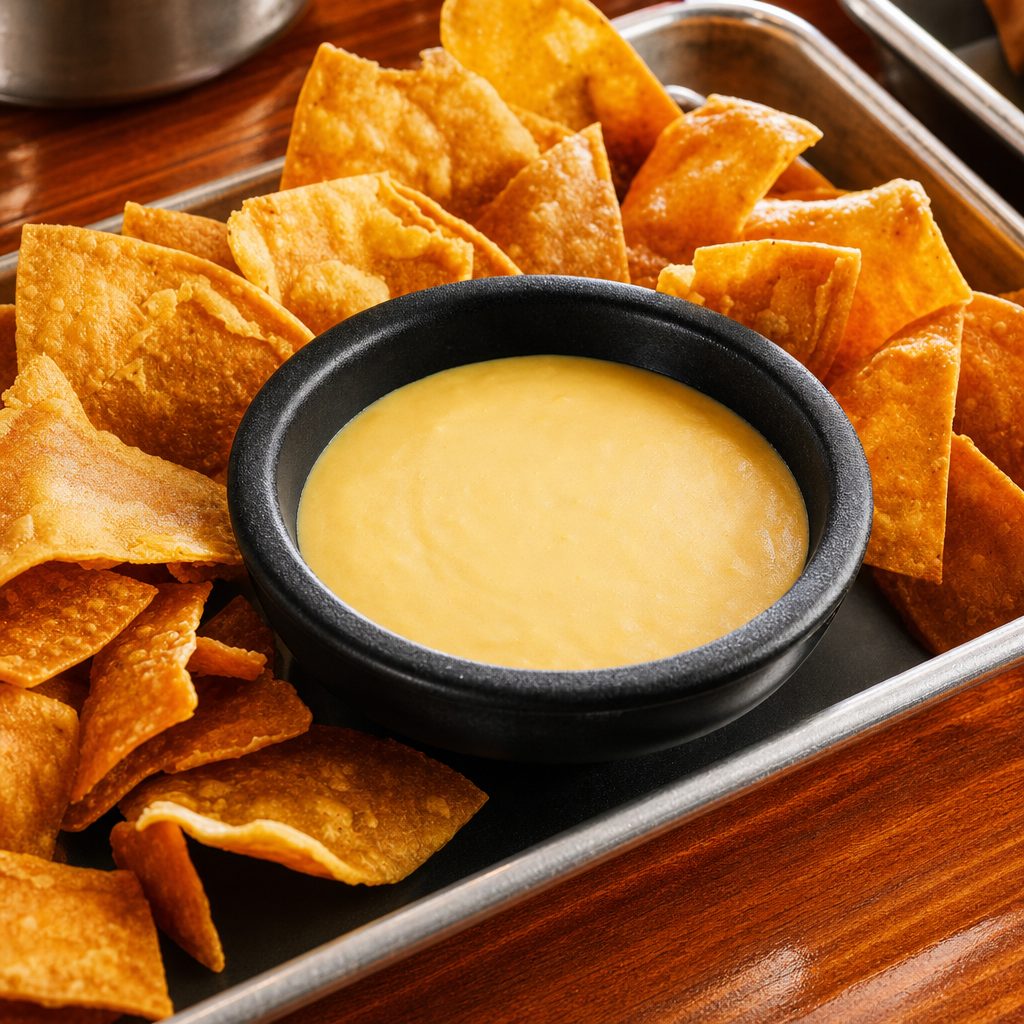 CHIPS & CHEESE SAUCE.
